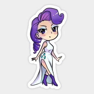 Chibi Rarity Sticker